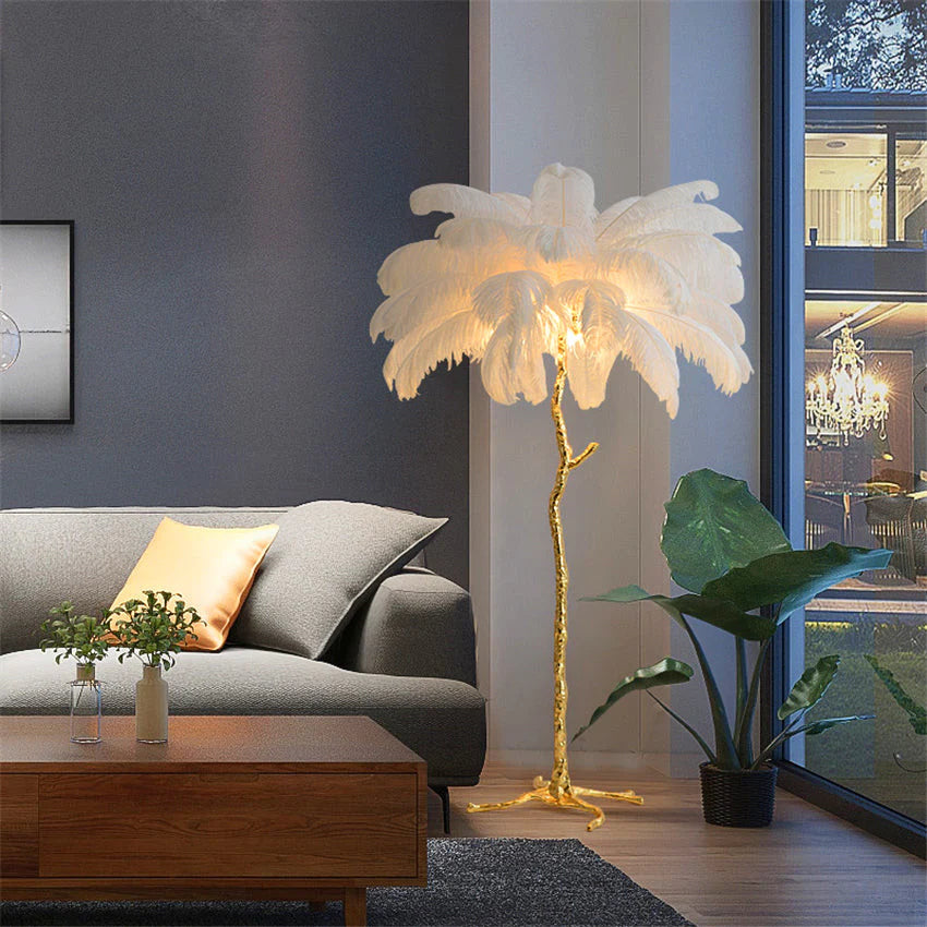 J.Y.R® Ostrich Feather Lamp