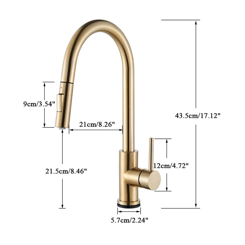 J.Y.R® Smart Touch Kitchen Faucet