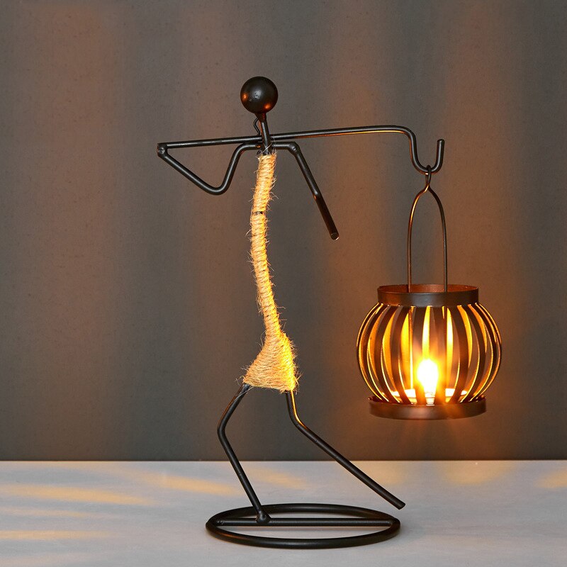 J.Y.R® Metal Candle Holder Figurines