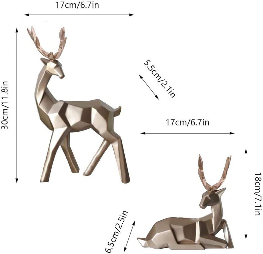 J.Y.R®Reindeer Sculpture