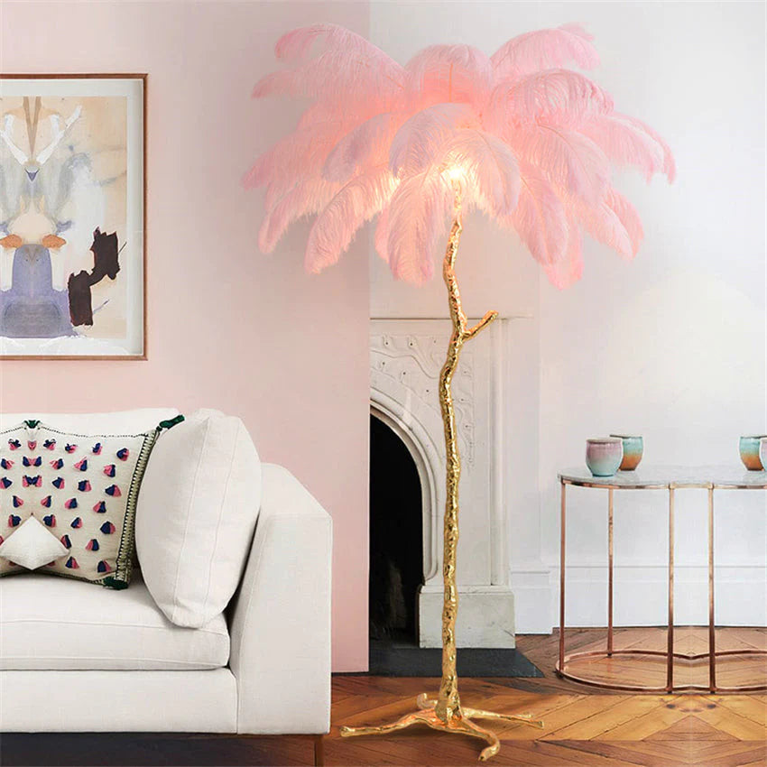 J.Y.R® Ostrich Feather Lamp