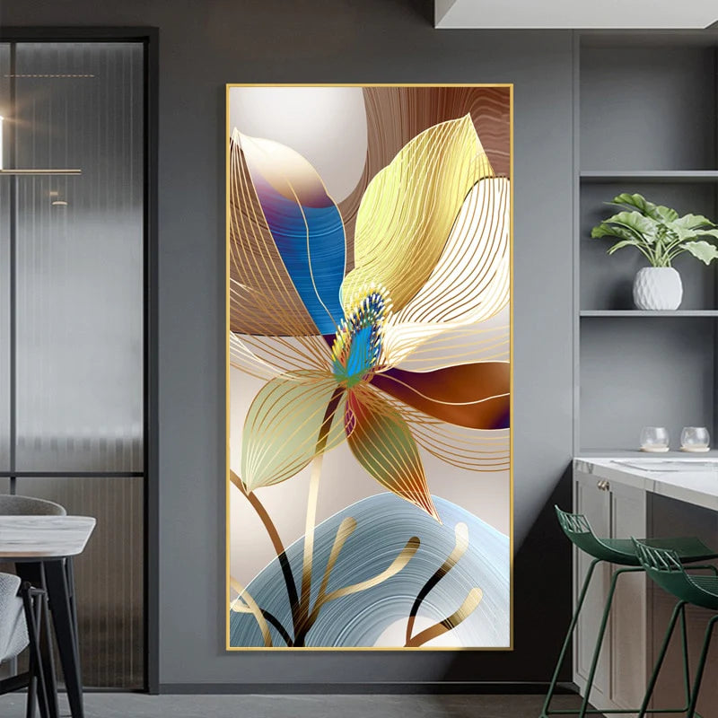 J.Y.R® Floral Dreams: Nordic Abstract Flower Paintings