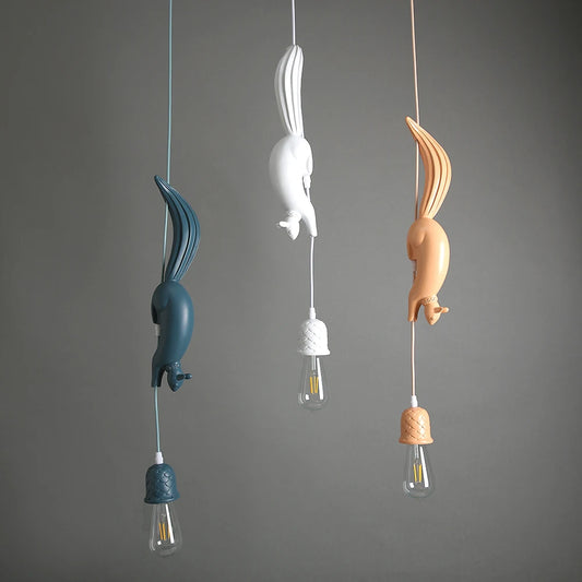 J.Y.R® Squirrel-Shaped Nordic Pendant Light