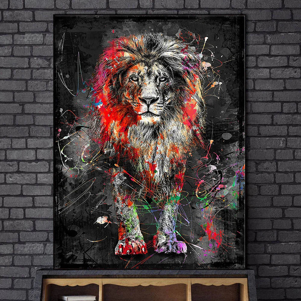 J.Y.R® Nordic Lion Painting