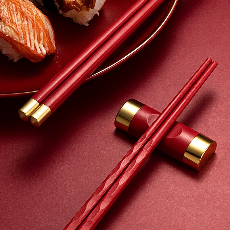 J.Y.R® Luxury Chopsticks 5 Pairs Red