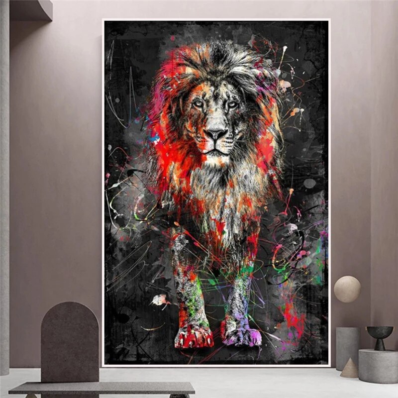 J.Y.R® Nordic Lion Painting