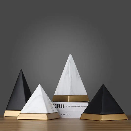 J.Y.R® Luxury Ceramic Pyramid Ornaments