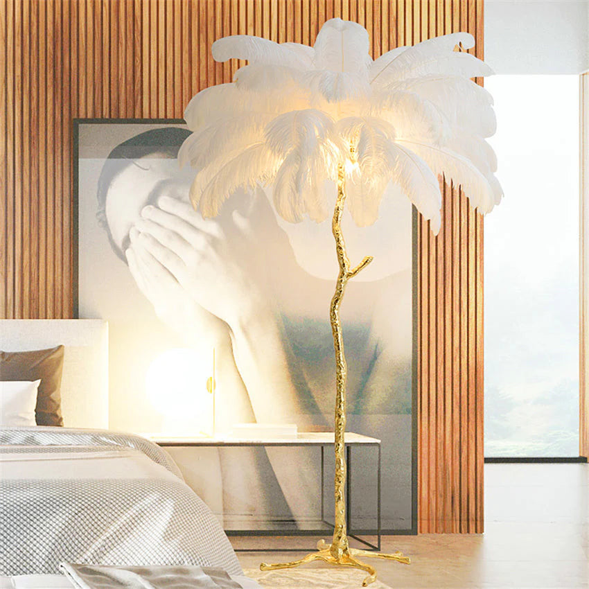 J.Y.R® Ostrich Feather Lamp