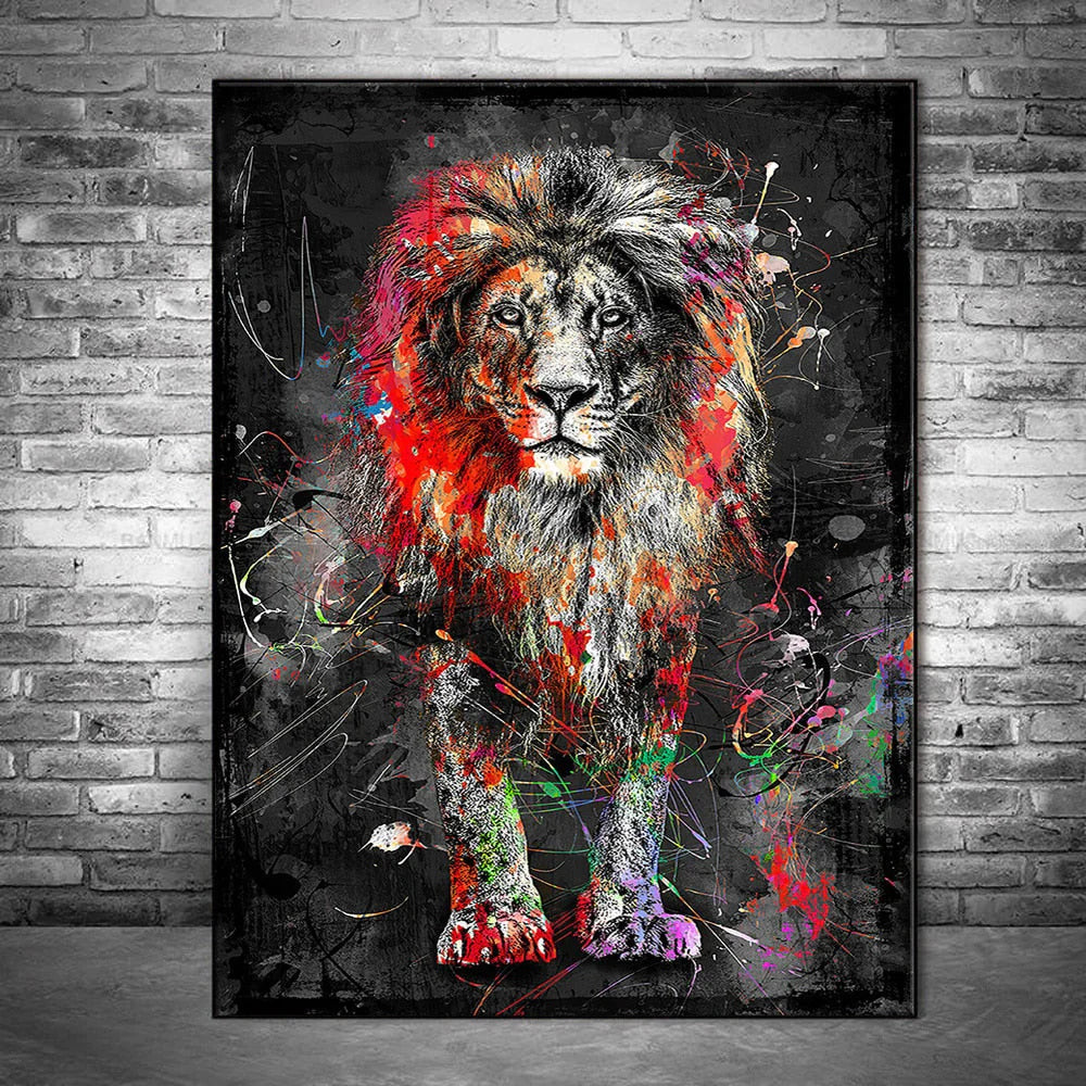 J.Y.R® Nordic Lion Painting