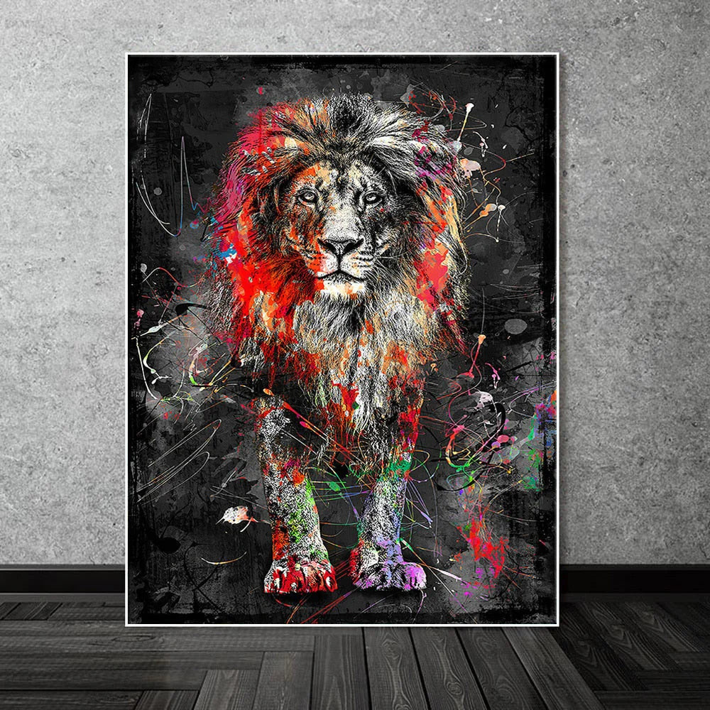 J.Y.R® Nordic Lion Painting