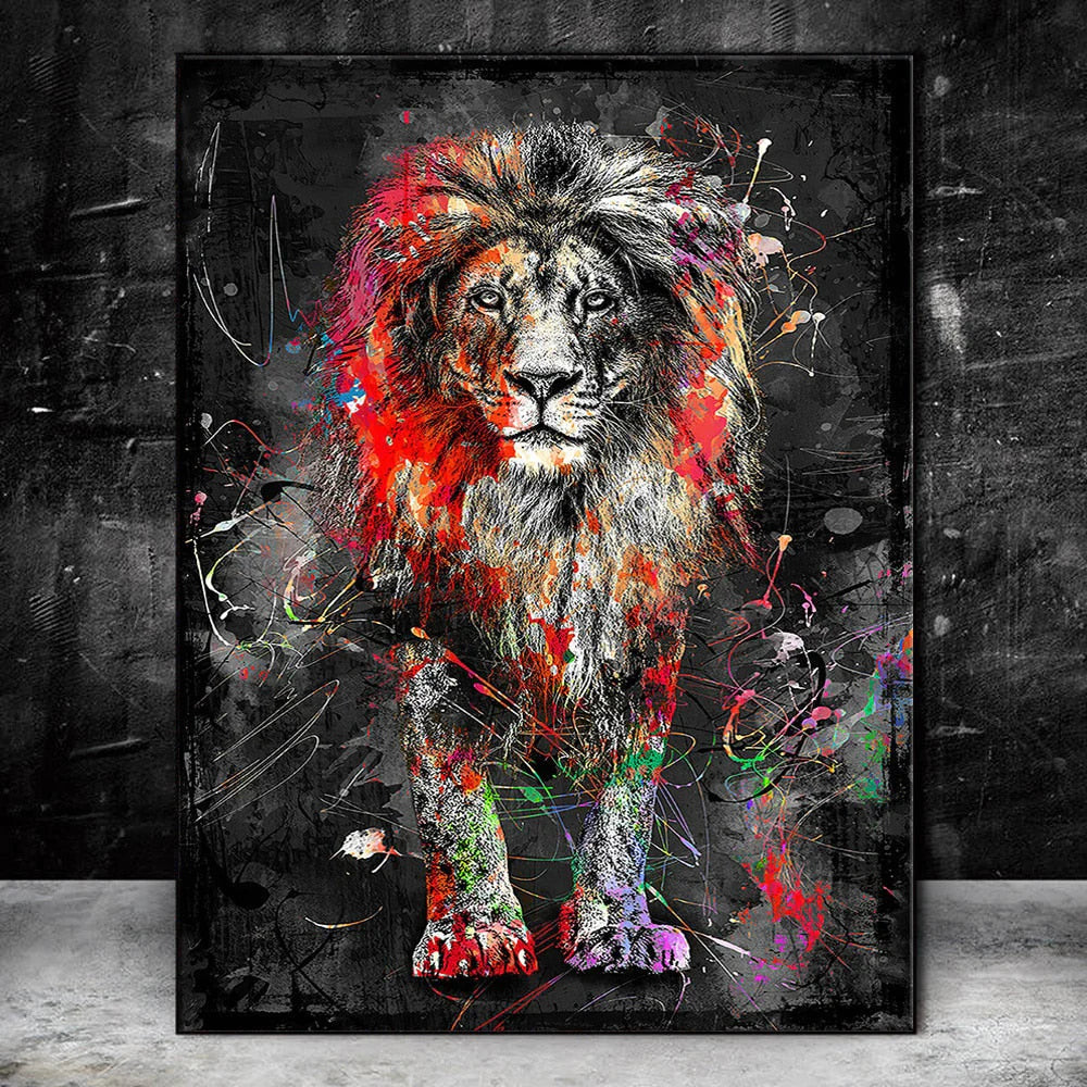 J.Y.R® Nordic Lion Painting