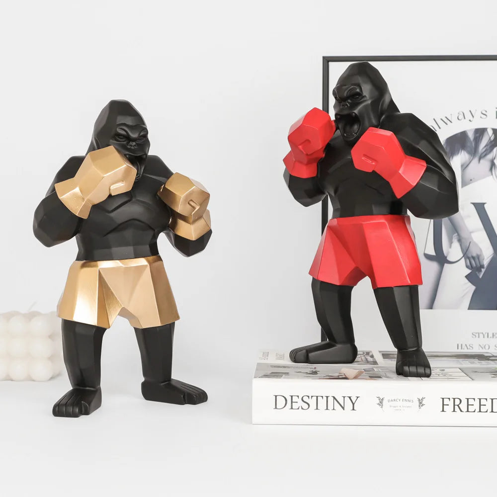 J.Y.R® Creative Boxing King Kong Sculpture