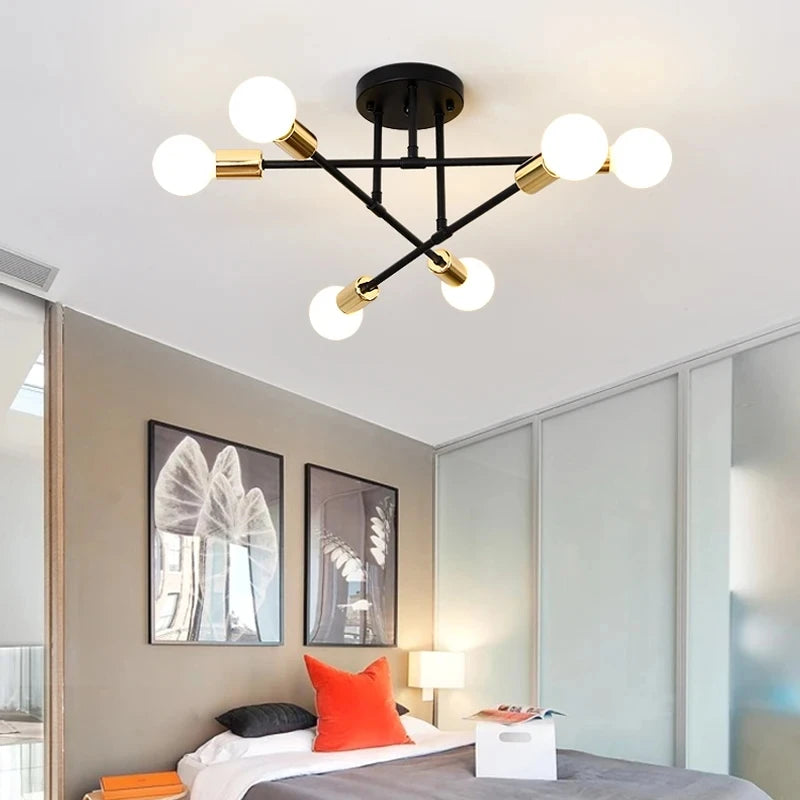 J.Y.R® Vintage Multi-Head Ceiling Pendant Lamp