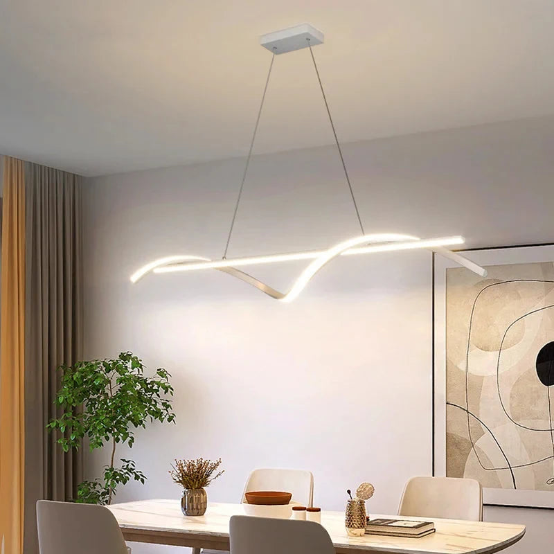 J.Y.R® Modern Wave LED Pendant Light