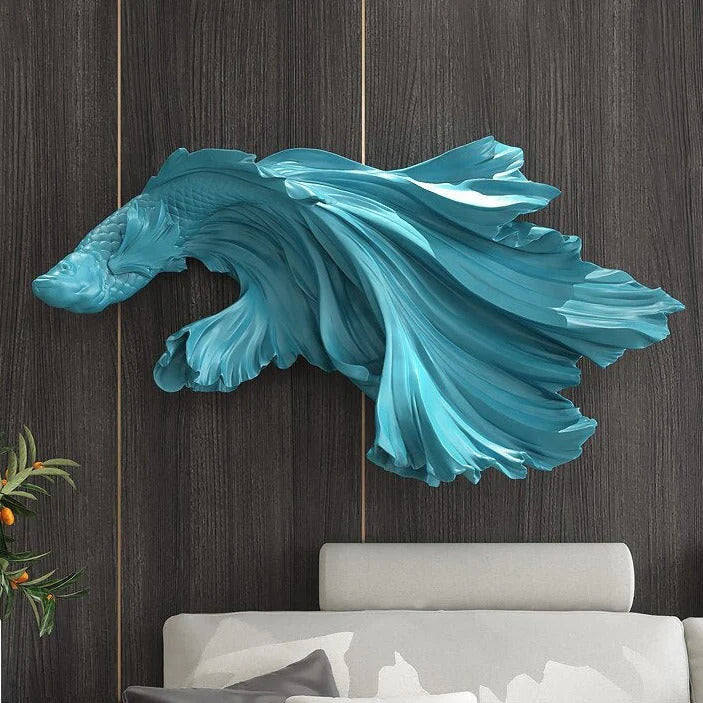 J.Y.R® Nordic Fighting Fish Wall Sculpture