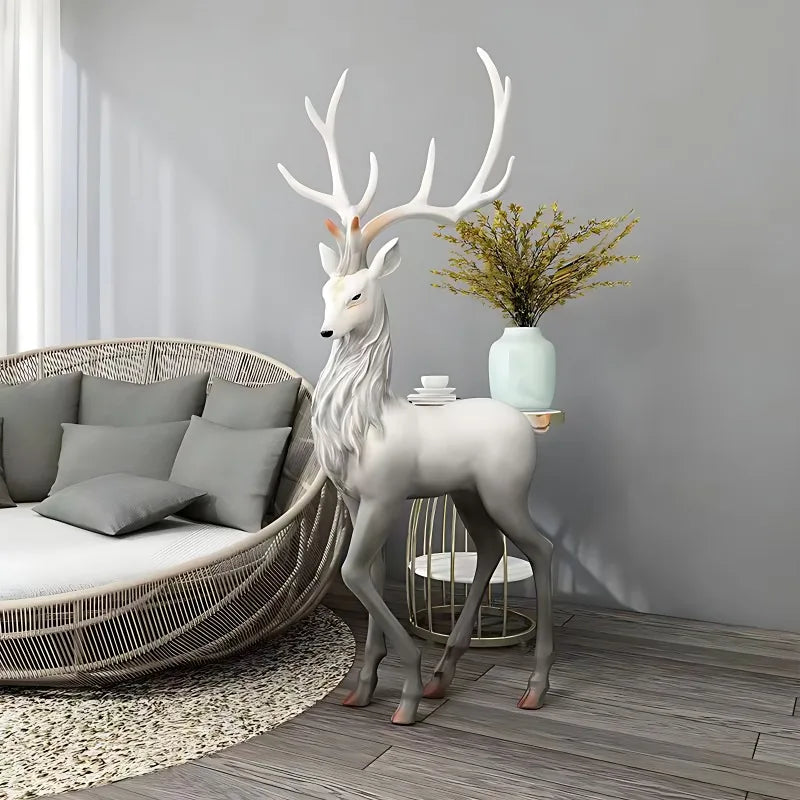 J.Y.R® Light Luxury Elk Floor-standing Decoration