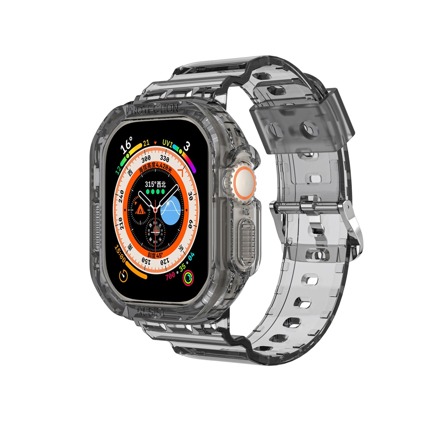 J.Y.R®Transparent Luxury Apple Watch Cases for Apple Watch Ultra