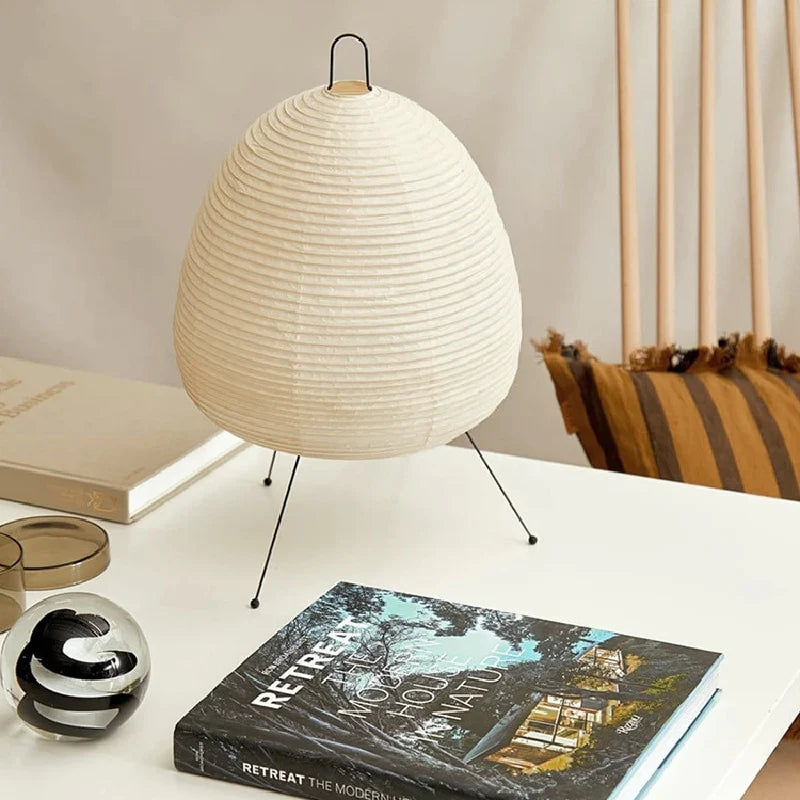 J.Y.R®LED Japanese Rice Paper Table Lamp