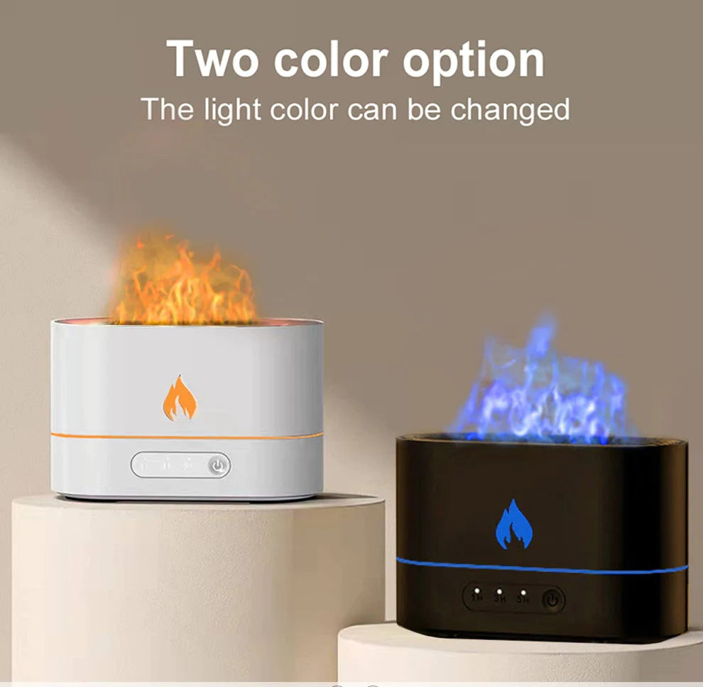 J.Y.R® Flame Light Oil Diffuser And Humidifier