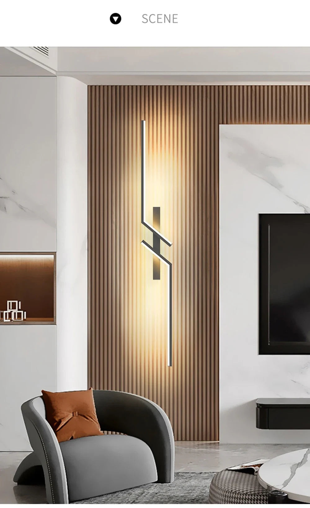 J.Y.R® Sleek LED Strip Wall Light