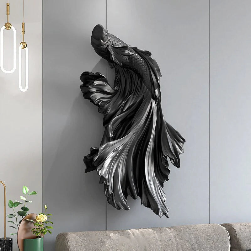 J.Y.R® Nordic Fighting Fish Wall Sculpture