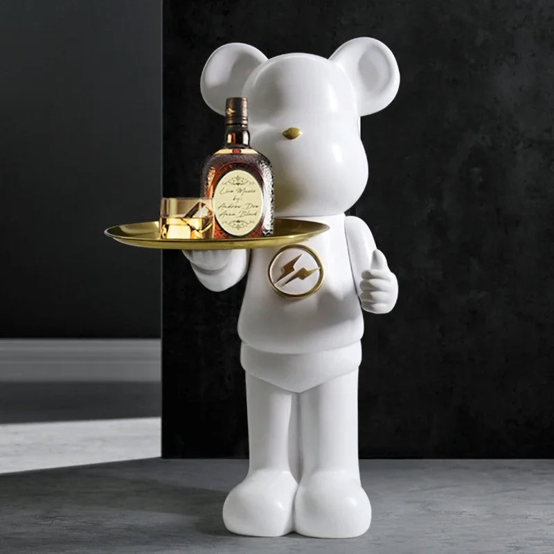 J.Y.R® 3D Bear Tray Bearbrick Sculpture