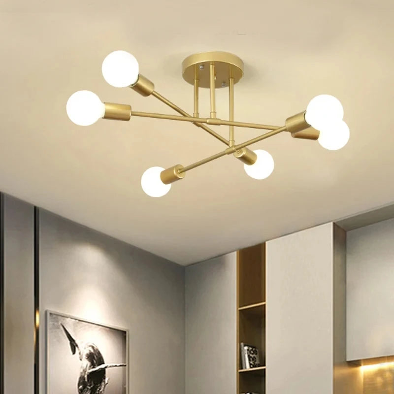 J.Y.R® Vintage Multi-Head Ceiling Pendant Lamp