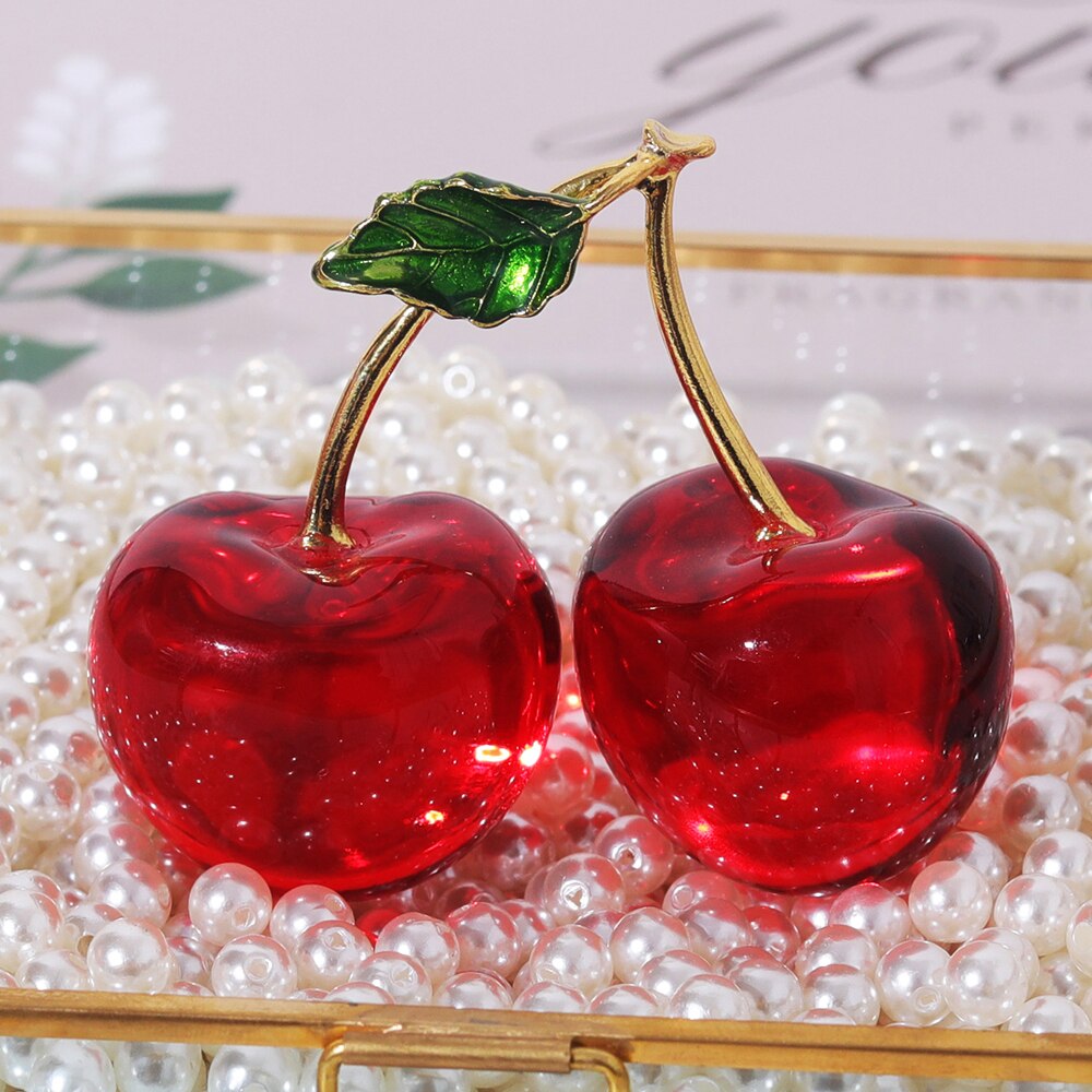 J.Y.R® Crystal Cherry Figurine