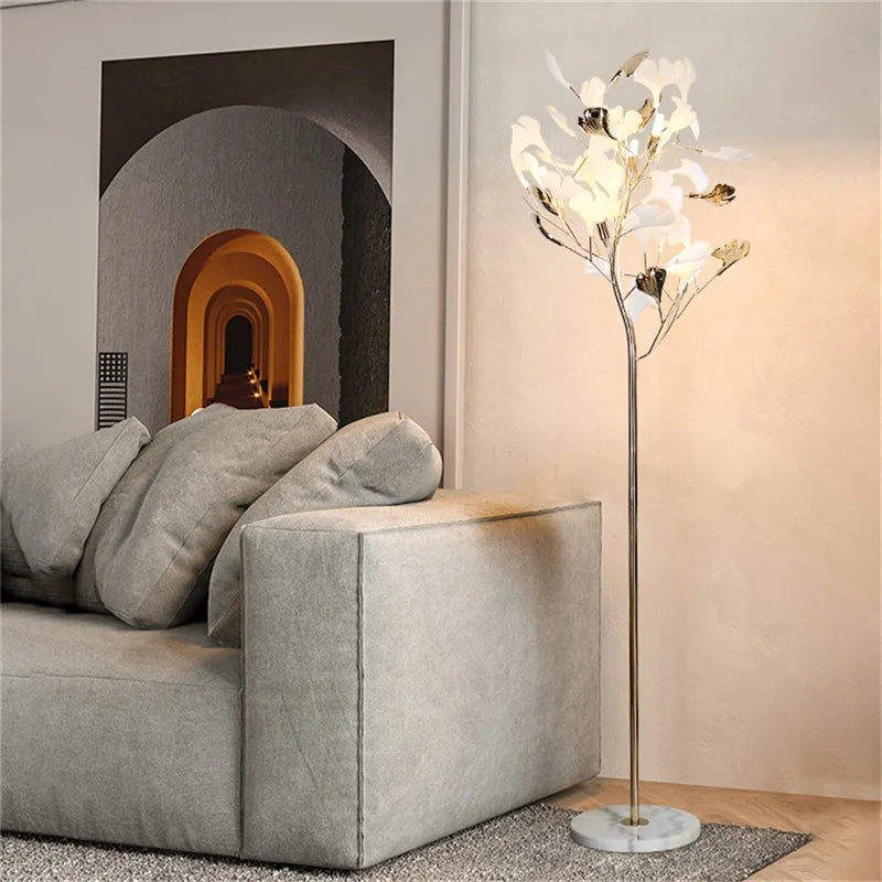 J.Y.R® Ginkgo Flower Floor Lamp