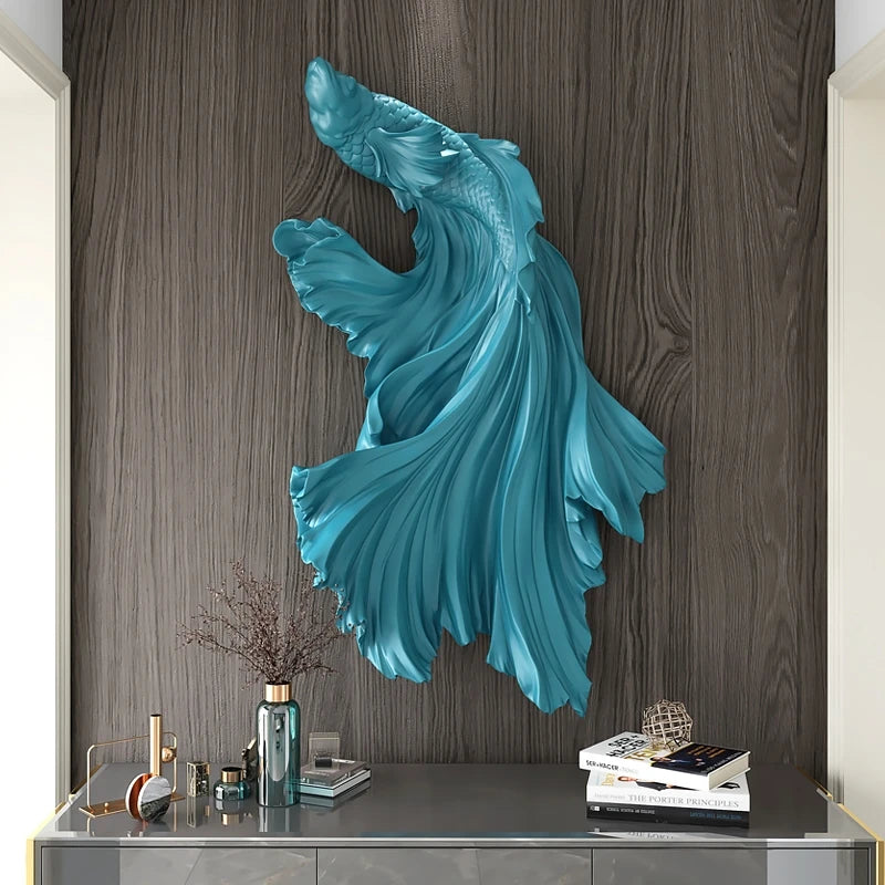 J.Y.R® Nordic Fighting Fish Wall Sculpture