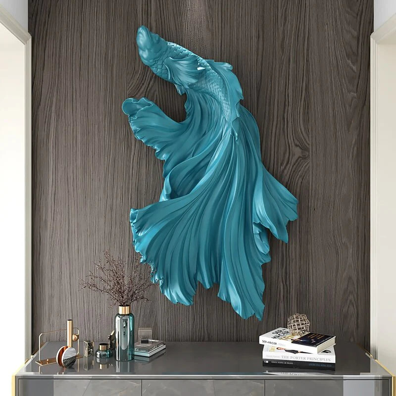 J.Y.R® Nordic Fighting Fish Wall Sculpture