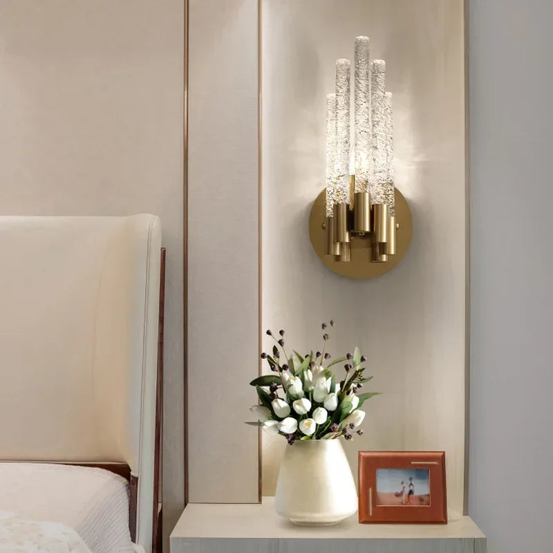 J.Y.R® Modern Water Ripple Crystal Wall Lamp