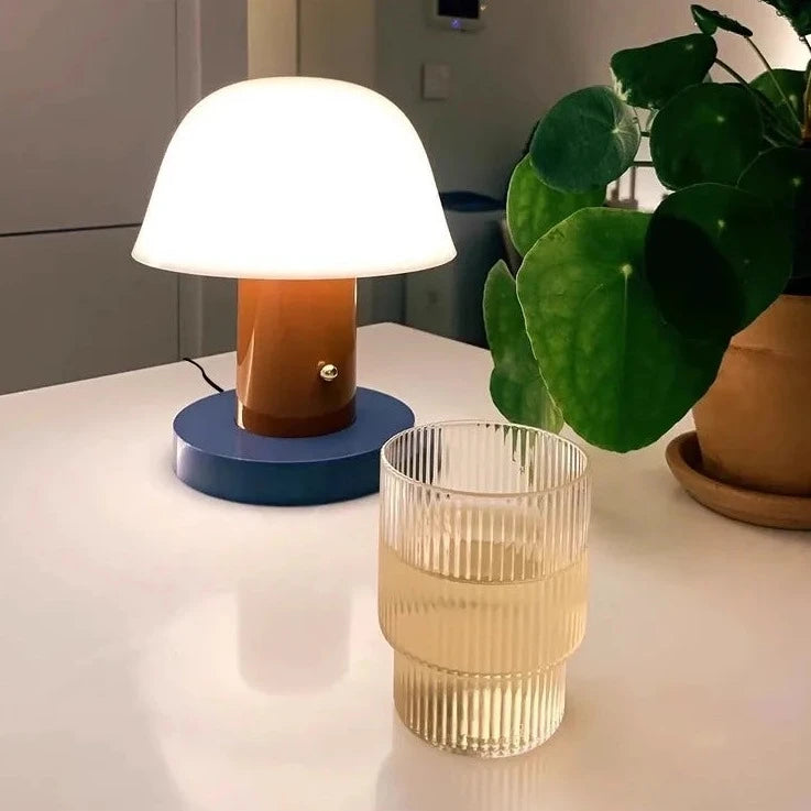 J.Y.R® Cordless Mushroom Table Lamp