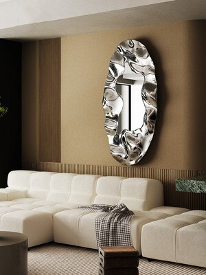 J.Y.R®Stainless steel oval mirror