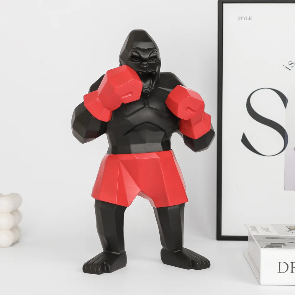 J.Y.R® Creative Boxing King Kong Sculpture