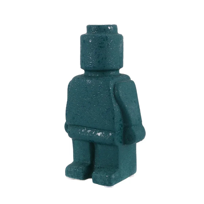 J.Y.R® European Resin Block Man Flower Vase