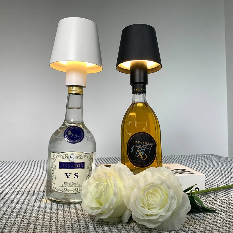 J.Y.R® LED Wine Bottle Table Lamp