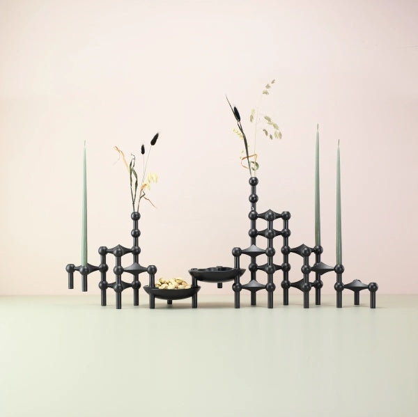 J.Y.R® Molecular Structure Metal Candle Holder