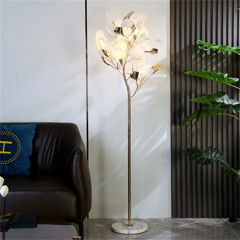 J.Y.R® Ginkgo Flower Floor Lamp