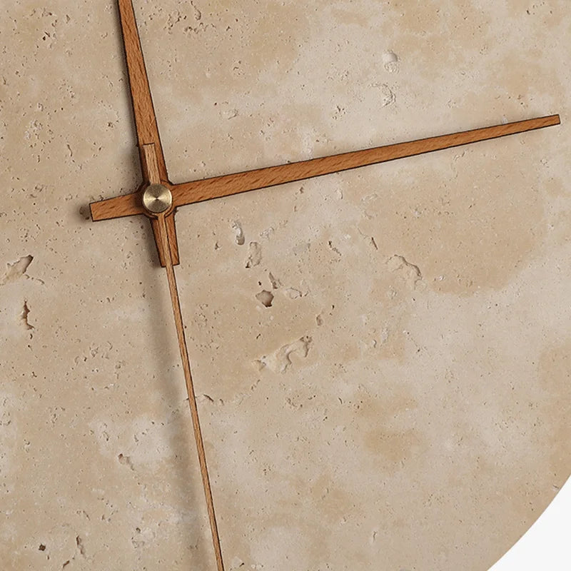 J.Y.R® Natural Stone Clock Wall Lamp