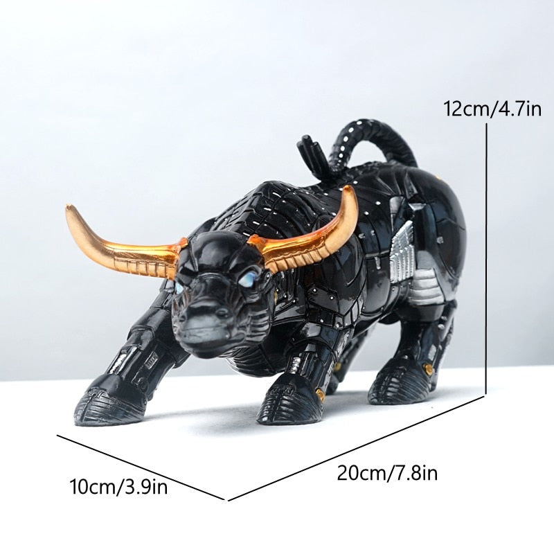 J.Y.R® Crypto Bull Statue