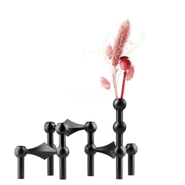 J.Y.R® Molecular Structure Metal Candle Holder