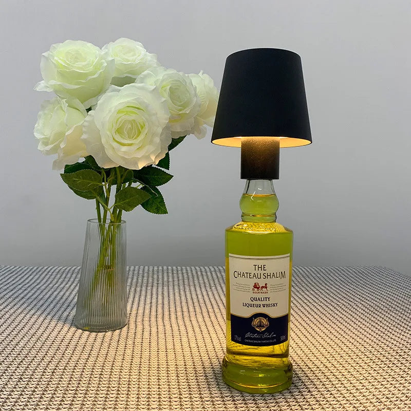 J.Y.R® LED Wine Bottle Table Lamp