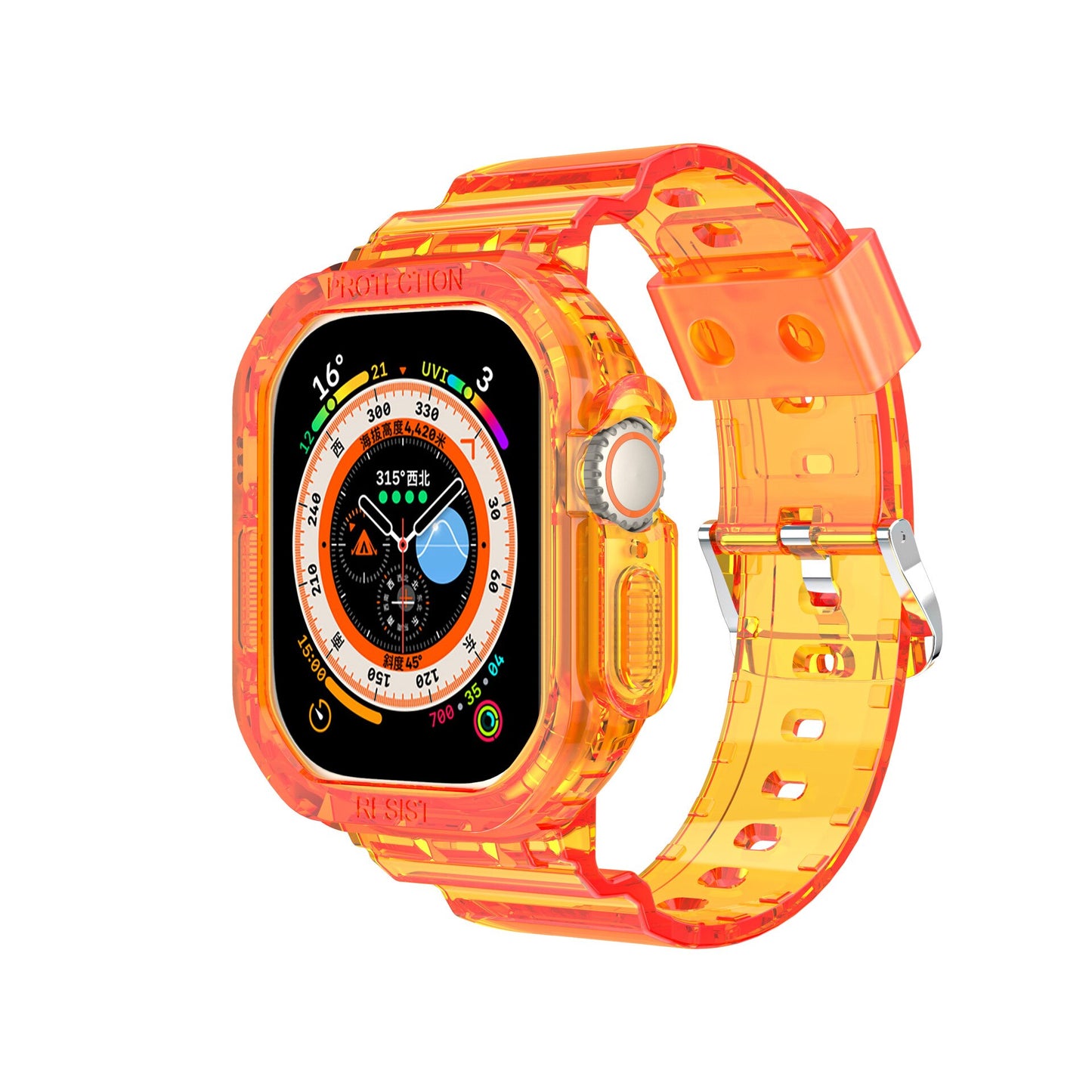 J.Y.R®Transparent Luxury Apple Watch Cases for Apple Watch Ultra