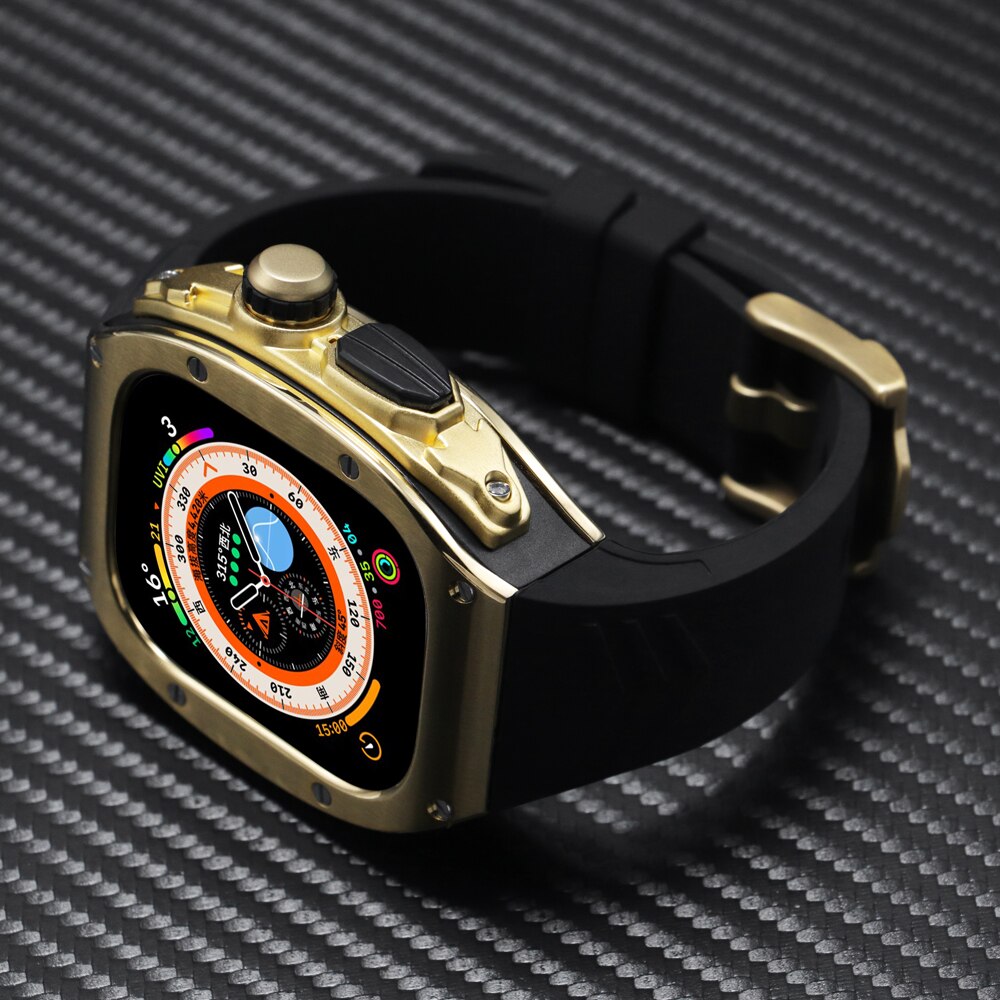 J.Y.R®Stainless Steel Luxury Apple Watch Cases for Apple Watch Ultra