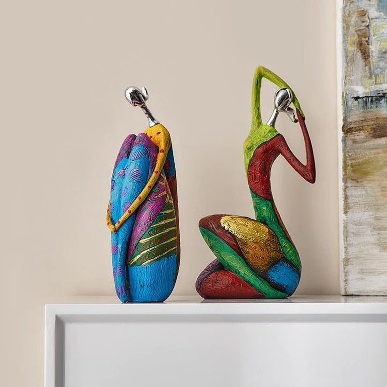 J.Y.R® Abstract Colorful Women Sculptures