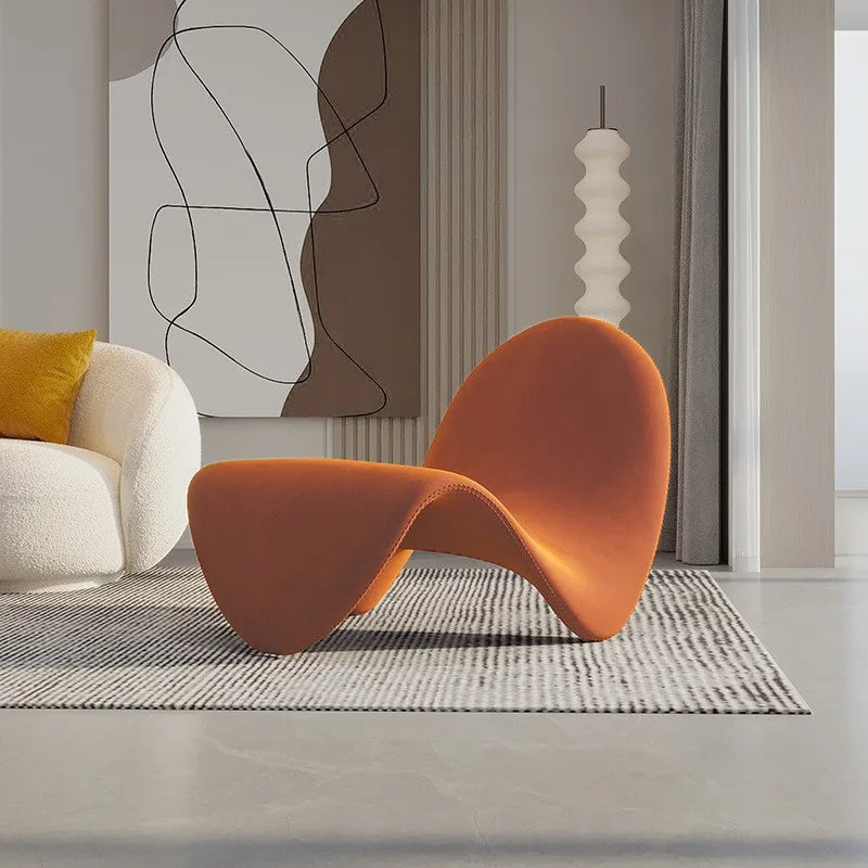 J.Y.R® Contemporary Tongue-Design Lazy Chair