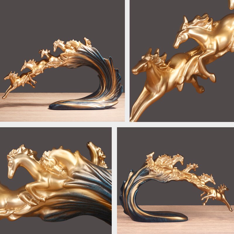 J.Y.R® Horse Sculpture Galloping