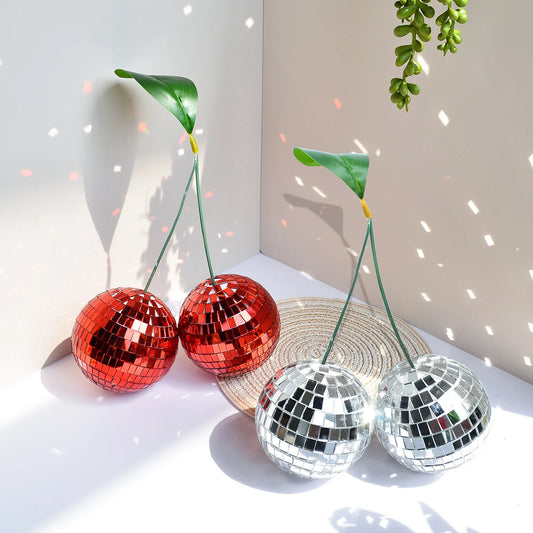 J.Y.R® Cherry Disco Mirror Balls