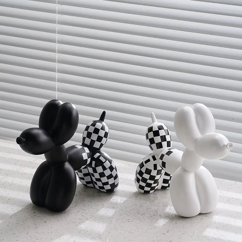 J.Y.R® Classical Plaid Balloon Dog Ornament